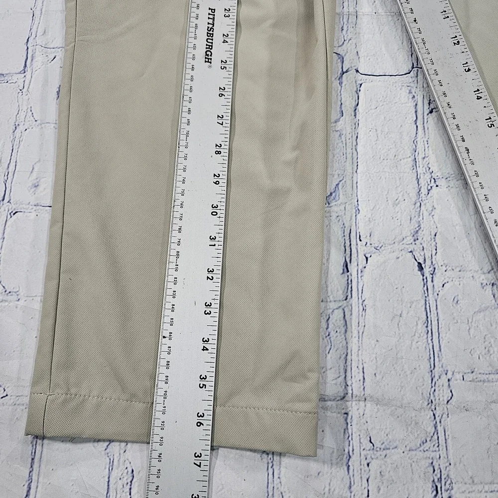 Banana Republic Chino Pants Mens 38x25 Khaki Performance Stretch Casual Trousers
